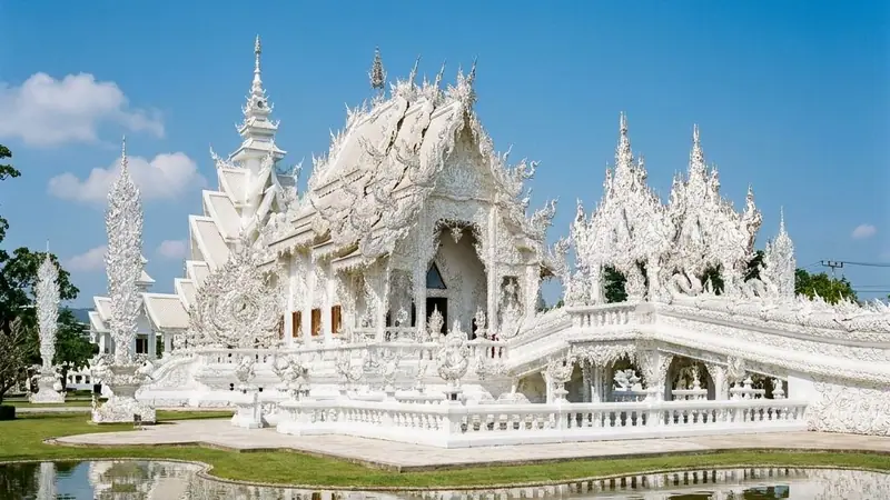 The White Temple, Wat Rong Khun, in Chiang Rai